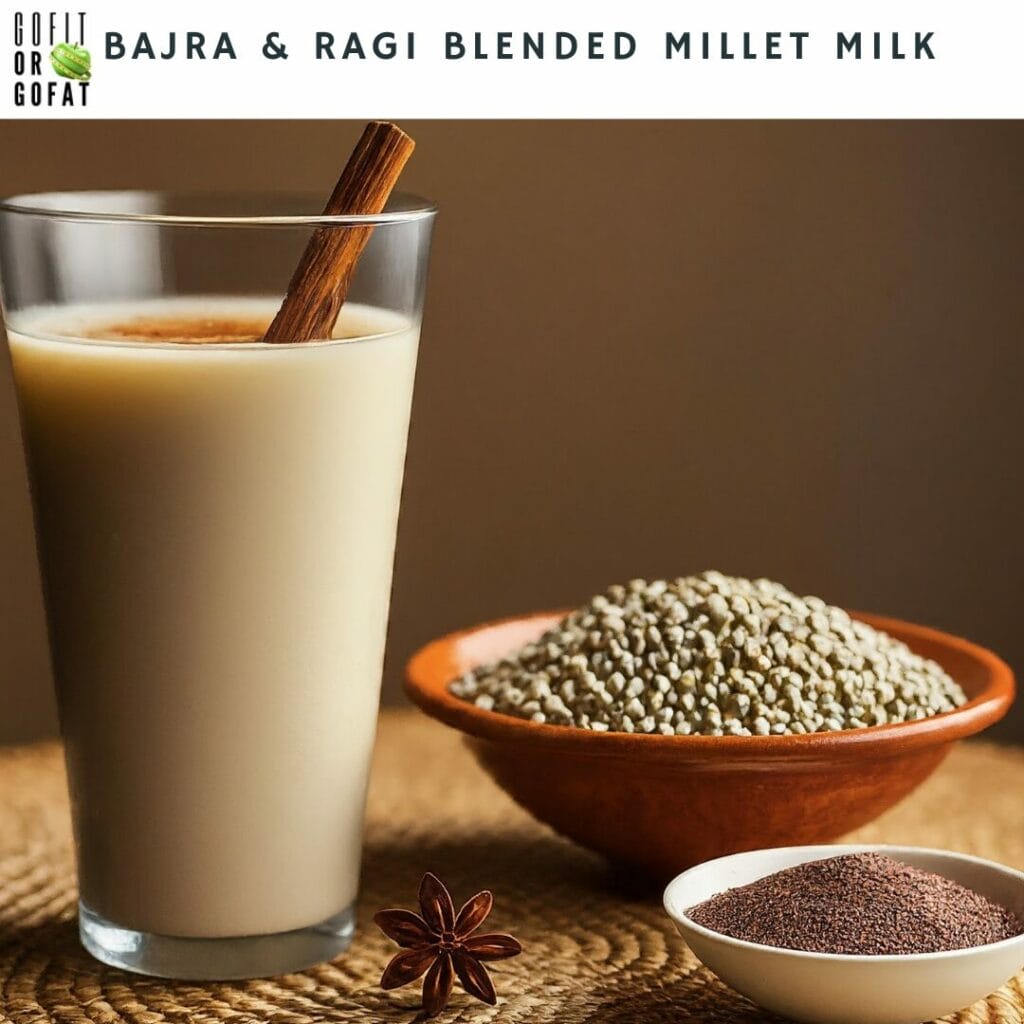 Nutritional benefits and Health Benefits of Bajra and Ragi blended Millet Milk 