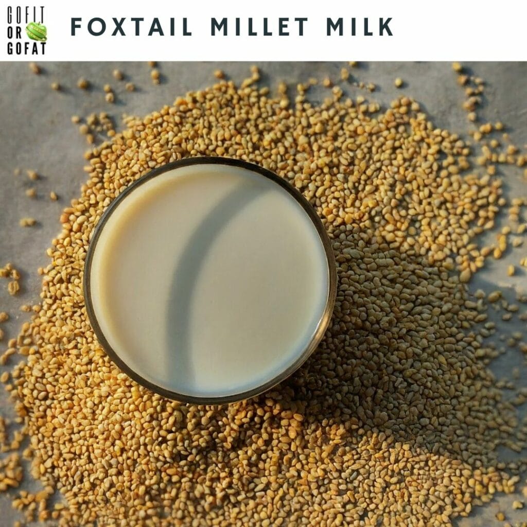 Nutritional benefits and Health Benefits of Foxtail Millet Milk 