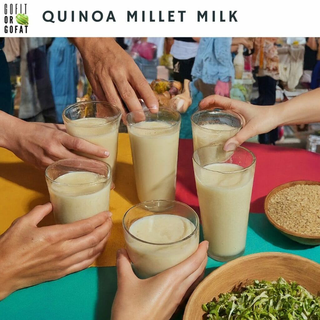 Nutritional benefits and Health Benefits of Quinoa Millet Milk 